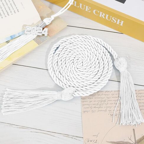 Graduation Cords, Cords for Graduation 2024, Graduation Honor Cords, Gold Graduation Cord, 67" Polyester Yarn Honor Cord with Tassel Graduation Ropes Cords for Bachelor Gown Master Doctoral Students in Kuwait