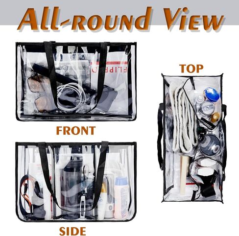 LADINOVO Rubber Bag Insert Organizer Compatible with X Large Bogg Bag, Clear Insert Divider Organizer with Multiple Pockets for Bogg Bags Accessories (X Large-Clear) in Saudi Arabia