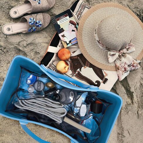 LADINOVO Rubber Bag Insert Organizer Compatible with X Large Bogg Bag, Clear Insert Divider Organizer with Multiple Pockets for Bogg Bags Accessories (X Large-Clear) in Saudi Arabia