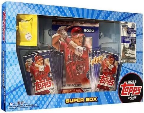 2023 Topps MLB Update Series Baseball Trading Card Super Box in Kuwait