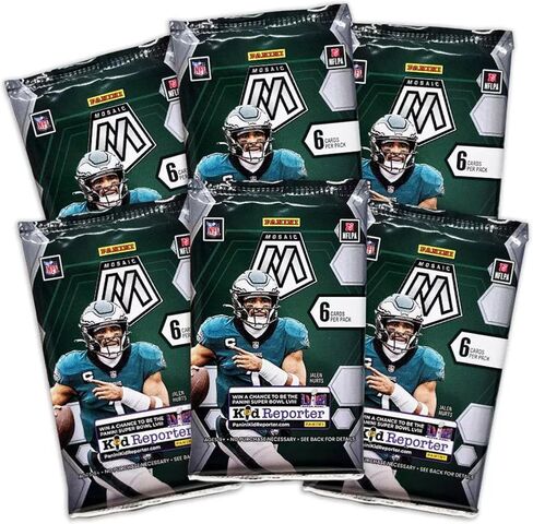 2023 Panini Mosaic Football Card Blaster Box - 36 Football Cards Bonus 5 Top Loader Card Sleeeves to Help Protect Your Cards in Kuwait