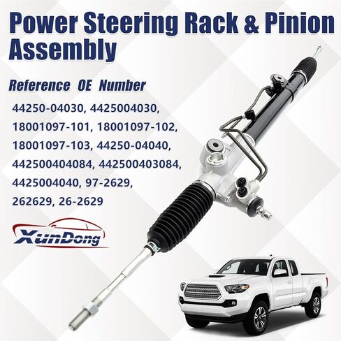 مجموعة رف وترس التوجيه المعزز متوافقة مع 2005-2020 Toyota Tacoma 6-Lug in Kuwait