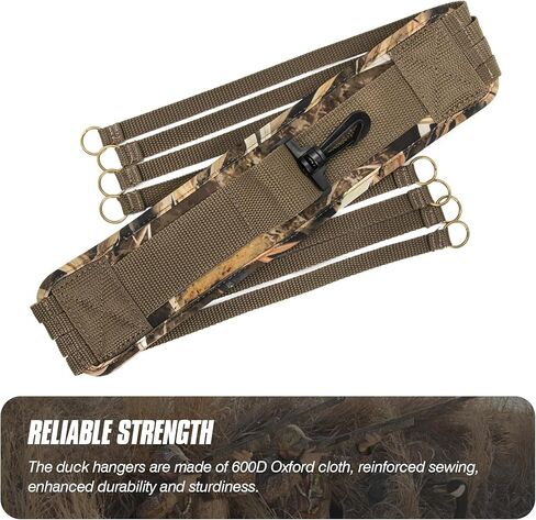 حامل البطة من فولين، حلقة منزلقة 8 قطرات، ملحقات صيد الطيور المائية، حقيبة شرك مموهة لحمل الطيور، نمط الرقبة in Kuwait