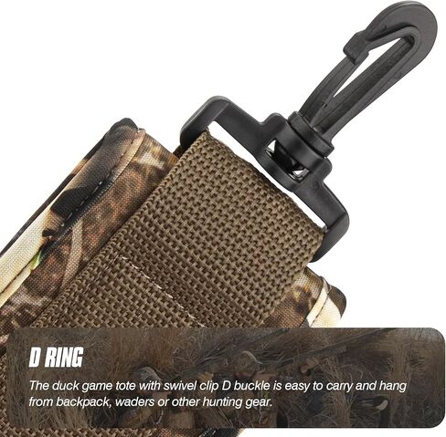 حامل البطة من فولين، حلقة منزلقة 8 قطرات، ملحقات صيد الطيور المائية، حقيبة شرك مموهة لحمل الطيور، نمط الرقبة in Kuwait