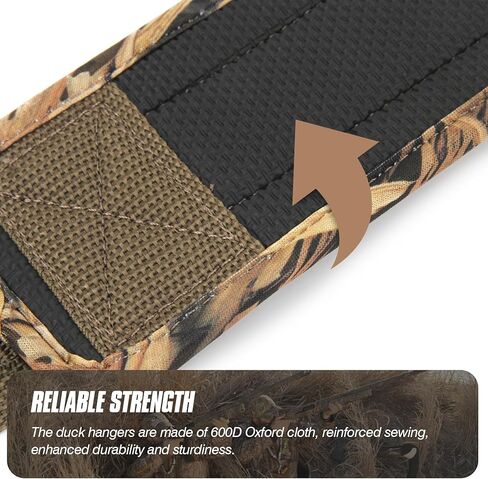 حامل البطة من فولين، حلقة منزلقة 8 قطرات، ملحقات صيد الطيور المائية، حقيبة شرك مموهة لحمل الطيور، نمط الرقبة in Kuwait