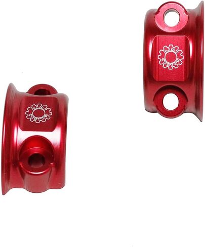 Blue Aluminum Left Right Clutch Handlebar Clamp Lever Control Bracket Fits for Harley Davidson XL883 1200, Softail FLS, Dyna FDX, Touring FLHT FLHX FLTR (Blue) in Kuwait