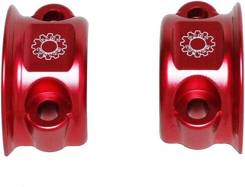 Blue Aluminum Left Right Clutch Handlebar Clamp Lever Control Bracket Fits for Harley Davidson XL883 1200, Softail FLS, Dyna FDX, Touring FLHT FLHX FLTR (Blue) in Kuwait