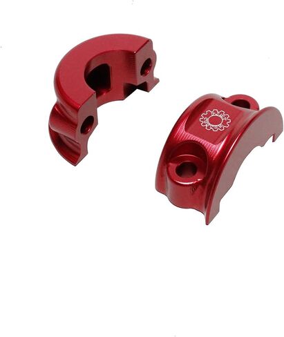 Blue Aluminum Left Right Clutch Handlebar Clamp Lever Control Bracket Fits for Harley Davidson XL883 1200, Softail FLS, Dyna FDX, Touring FLHT FLHX FLTR (Blue) in Kuwait