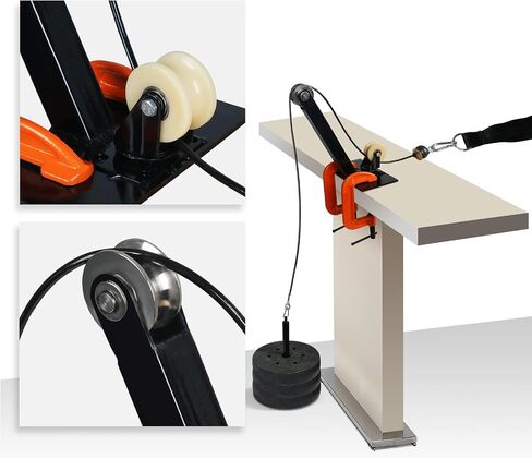 Arm Wrestling Training Pulley System Professional Equipment Fitness Forearm, Wrist Exerciser Strength Develop Machine with Nylon Rope in Saudi Arabia