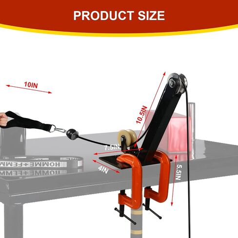 Arm Wrestling Training Pulley System Professional Equipment Fitness Forearm, Wrist Exerciser Strength Develop Machine with Nylon Rope in Saudi Arabia