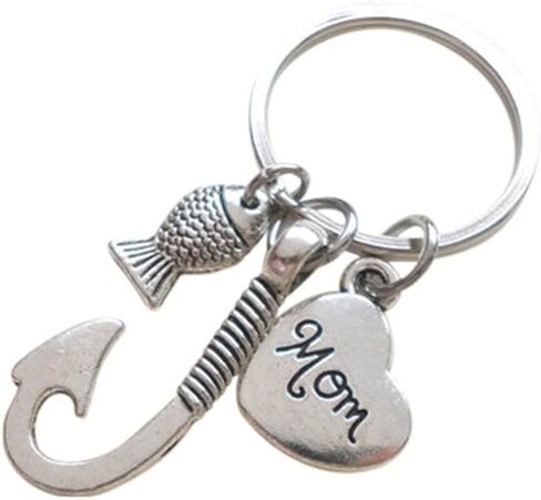 YYaaloa Mini Love Heart "Mom" Pack of 40 DIY Charms Pendant for Crafting, Jewelry Making Accessory in Saudi Arabia
