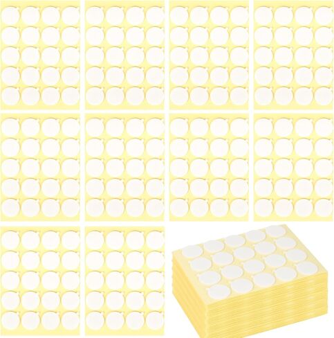 SAEUYVB 400PCS Candle Making Kit, Candle Wick Stickers, Candle Making Supplies, Double-Sided Stickers with The Little ‘‘Tail’’, Heat Resistance Wick Stickers for Candle Making in Kuwait