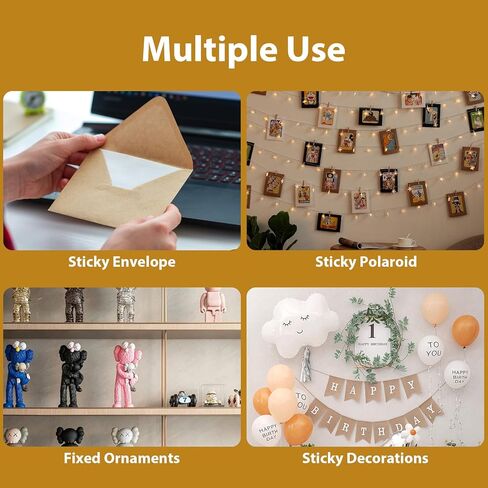 SAEUYVB 400PCS Candle Making Kit, Candle Wick Stickers, Candle Making Supplies, Double-Sided Stickers with The Little ‘‘Tail’’, Heat Resistance Wick Stickers for Candle Making in Kuwait