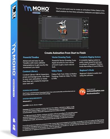 Moho Debut 13.5 | Create your own cartoons and animations in minutes | Software for PC and Mac OS in Saudi Arabia