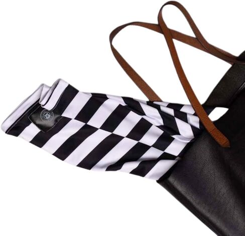 The Mother Cover - Breastfeeding Cover, Nursing Privacy, Car Seat Shade Wind Dampener, Swing or Cart Barrier, Perfect Nursing Companion (Black & White Stripe) in Saudi Arabia