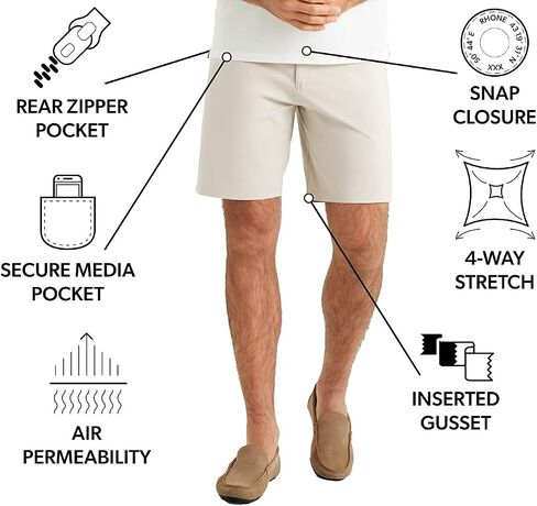 Rhone Commuter 9" Mens Shorts in Saudi Arabia