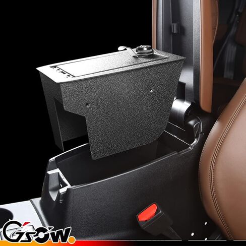 GSOWO Center Console Box Safe for 2021 2022 2023 2024 Ford Bronco, [with 3-Digit Combo] Lock Box Security Storage Organizer, Armrest Vault Safe Lockbox Car Accessories in Saudi Arabia