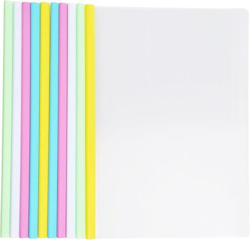 ANNECOSK Report-Covers with Sliding Bar, Presentation-Folders, 12.2 x 8.5 Inch in Saudi Arabia