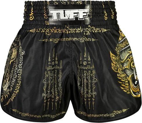 Tuff Sport Muay Thai Boxing Shorts, Retro Styles, Classic Slim Cut, MMA, Kickboxing, Workout Set in Kuwait