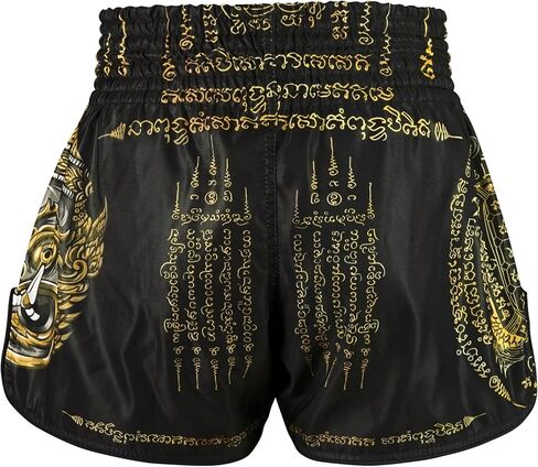 Tuff Sport Muay Thai Boxing Shorts, Retro Styles, Classic Slim Cut, MMA, Kickboxing, Workout Set in Kuwait