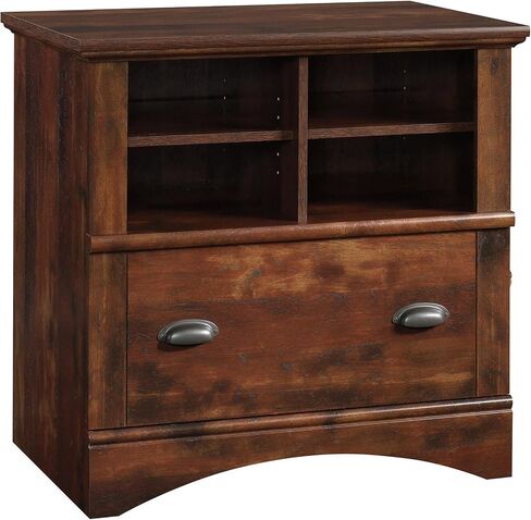 Sauder Harbor View Lateral File and Hutch Bundle, Salt Oak Finish in Saudi Arabia