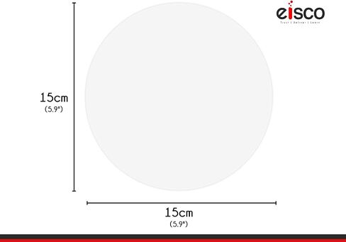 ورق فلتر عالي الجودة من Eisco Labs، 15 سم، عبوة من 100 قطعة in Kuwait