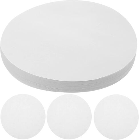 Hemobllo Qualitative Filter Paper, 18cm Round Lab Filter Paper Medium Flow Chemical Analysis Testing Funnel Filter Paper (100 PCS) in Saudi Arabia