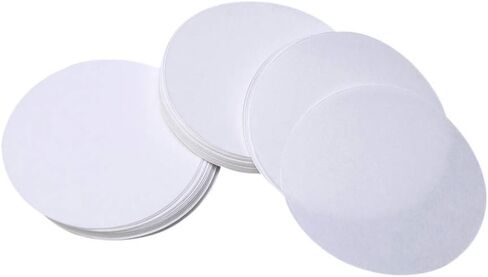 Hemobllo Qualitative Filter Paper, 18cm Round Lab Filter Paper Medium Flow Chemical Analysis Testing Funnel Filter Paper (100 PCS) in Saudi Arabia