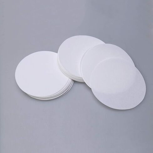 Hemobllo Qualitative Filter Paper, 18cm Round Lab Filter Paper Medium Flow Chemical Analysis Testing Funnel Filter Paper (100 PCS) in Saudi Arabia