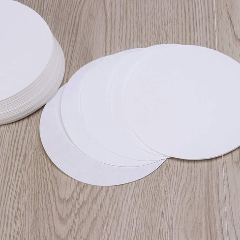 Hemobllo Qualitative Filter Paper, 18cm Round Lab Filter Paper Medium Flow Chemical Analysis Testing Funnel Filter Paper (100 PCS) in Saudi Arabia