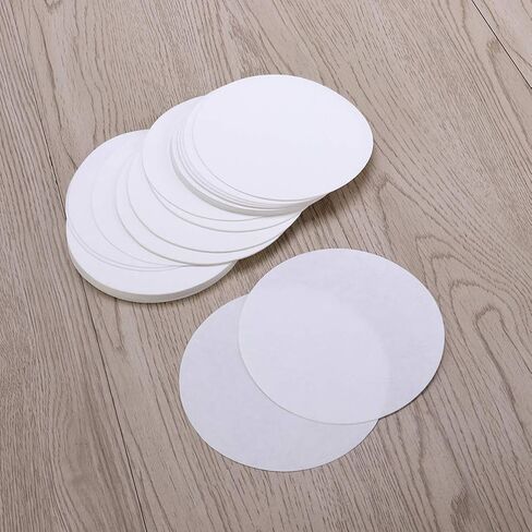 Hemobllo Qualitative Filter Paper, 18cm Round Lab Filter Paper Medium Flow Chemical Analysis Testing Funnel Filter Paper (100 PCS) in Saudi Arabia