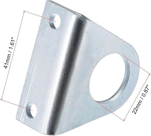 Uxcell الهواء اسطوانة قضيب Clevis تصاعد قوس 2 ثقوب الترباس 54x22.5x44 مللي متر MA/MAL أجزاء هوائية ل 20 مللي متر اسطوانة تتحمل ، 2 قطعة in Saudi Arabia