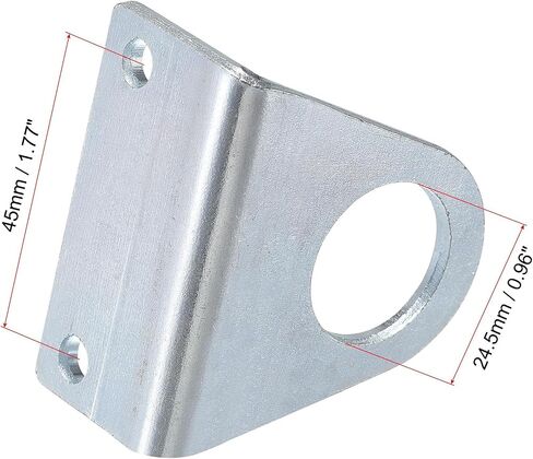 Uxcell الهواء اسطوانة قضيب Clevis تصاعد قوس 2 ثقوب الترباس 54x22.5x44 مللي متر MA/MAL أجزاء هوائية ل 20 مللي متر اسطوانة تتحمل ، 2 قطعة in Saudi Arabia