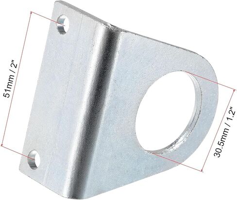 Uxcell الهواء اسطوانة قضيب Clevis تصاعد قوس 2 ثقوب الترباس 54x22.5x44 مللي متر MA/MAL أجزاء هوائية ل 20 مللي متر اسطوانة تتحمل ، 2 قطعة in Saudi Arabia