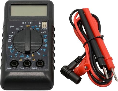 Jameco BenchPro Mini Pocket Digital Multimeter AC DC Voltage DC Current Resistance Diode Transistor Test in Kuwait