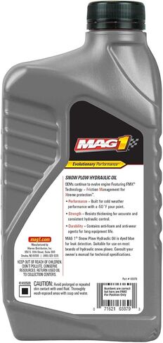 2 Quart -50° Snow PLOW Hydraulic Oil Compatible with Meyer 15134 Fisher 28531 Western 49311 in Saudi Arabia