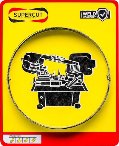 Supercut Bandsaw Blade 93 X 3/4 X .035 x 10-14 Vari TPI, Made in The USA, Premium Bimetal Bandsaw Blades for Cutting Stainless Steel, Mild Steel, and General Purpose Materials in Saudi Arabia