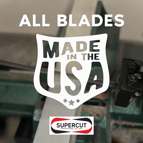 Supercut Bandsaw Blade 93 X 3/4 X .035 x 10-14 Vari TPI, Made in The USA, Premium Bimetal Bandsaw Blades for Cutting Stainless Steel, Mild Steel, and General Purpose Materials in Saudi Arabia