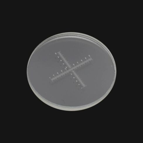 C7 0.1 مللي متر مجهر ميكرومتر عالمي محدد عبر خط شبكاني مجهر مرحلة معايرة الشريحة in Kuwait