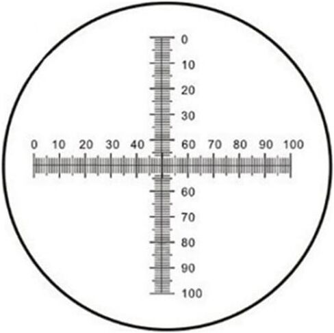 C7 0.1 مللي متر مجهر ميكرومتر عالمي محدد عبر خط شبكاني مجهر مرحلة معايرة الشريحة in Kuwait