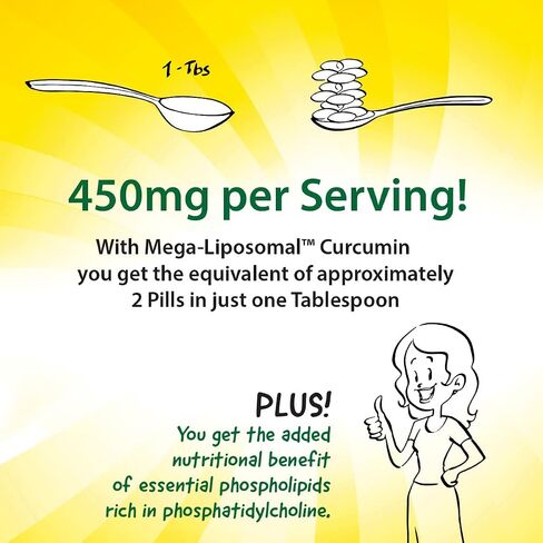 Aurora Nutrascience Mega-Liposomal Curcumin+ Vitamin C with CurcuVail, Supports Healthy Joints, Muscles, GI Tract, and Brain, Organic, Non-GMO, 450mg per Serving, 16 fl oz in Saudi Arabia