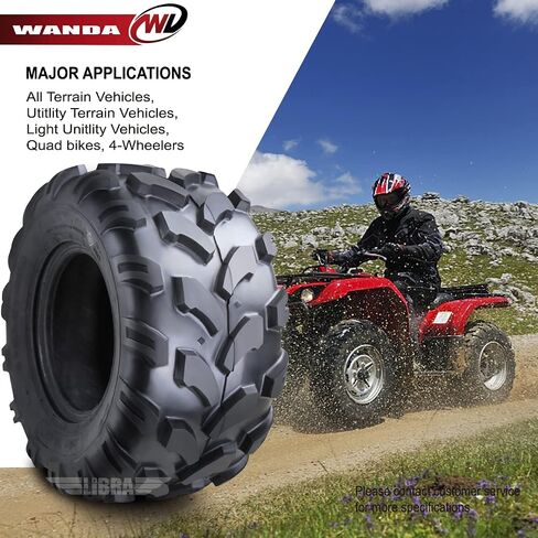 مجموعة واندا 4 إطارات رياضية ATV 19x7-8 19x7x8 أمامية و19X9.5-8 19X9.5X8 خلفية 4PR in Kuwait