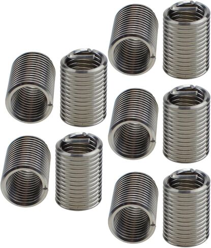 XunLiu 304 Stainless Steel Wire Thread Insert Stripped Thread Rethread Repair (10, M12-1.75X2.0D) in Saudi Arabia