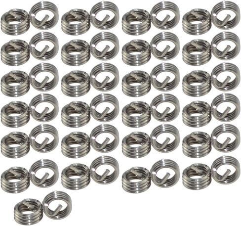 XunLiu 304 Stainless Steel Wire Thread Insert Stripped Thread Rethread Repair (10, M12-1.75X2.0D) in Saudi Arabia