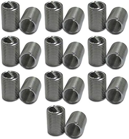 XunLiu 304 Stainless Steel Wire Thread Insert Stripped Thread Rethread Repair (10, M12-1.75X2.0D) in Saudi Arabia