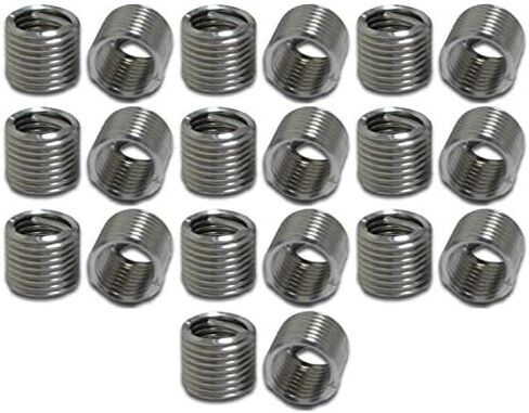 XunLiu 304 Stainless Steel Wire Thread Insert Stripped Thread Rethread Repair (10, M12-1.75X2.0D) in Saudi Arabia