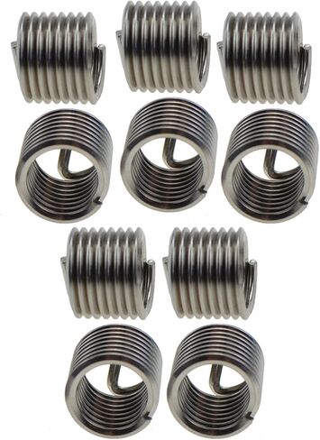 XunLiu 304 Stainless Steel Wire Thread Insert Stripped Thread Rethread Repair (10, M12-1.75X2.0D) in Saudi Arabia