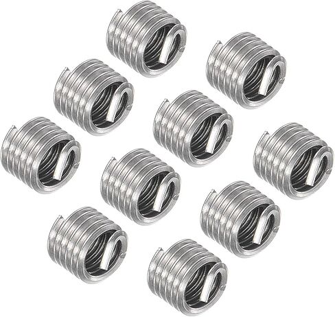 CoCud Wire Thread Inserts, 8-32 UNC 1.5D 4.5mm Length, 304 Stainless Steel Wire Screw Sleeve Insert Helical Type Coiled - (Applications: for Automotive Repairs), 10pieces in Saudi Arabia