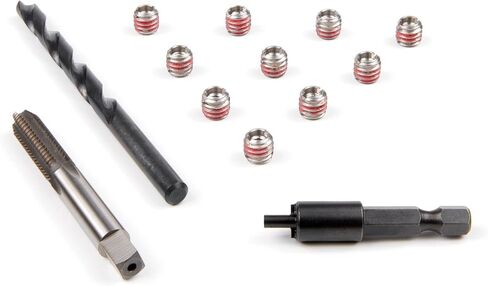 E-Z LOK أداة إصلاح الخيط المعدني وإدراج مترابطة من الفولاذ المقاوم للصدأ جدار رقيق 10-32 × 5/16-24 in Kuwait