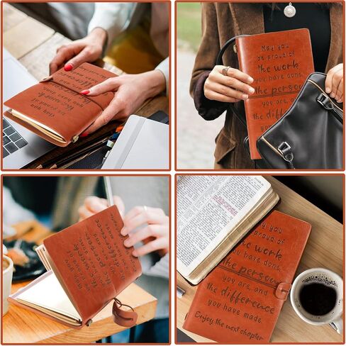 BackURyear Coworker Leaving Gifts for Women Men, Retirement, Farewell, Thank You, Going Away, New Job Gifts for Women Coworker Best Friends Colleague Boss, Leather Journal Notebook in Saudi Arabia
